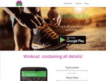 Tablet Screenshot of myworkouts.org